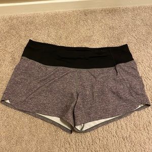 Size 10 lulu lemon shorts- Speed up short